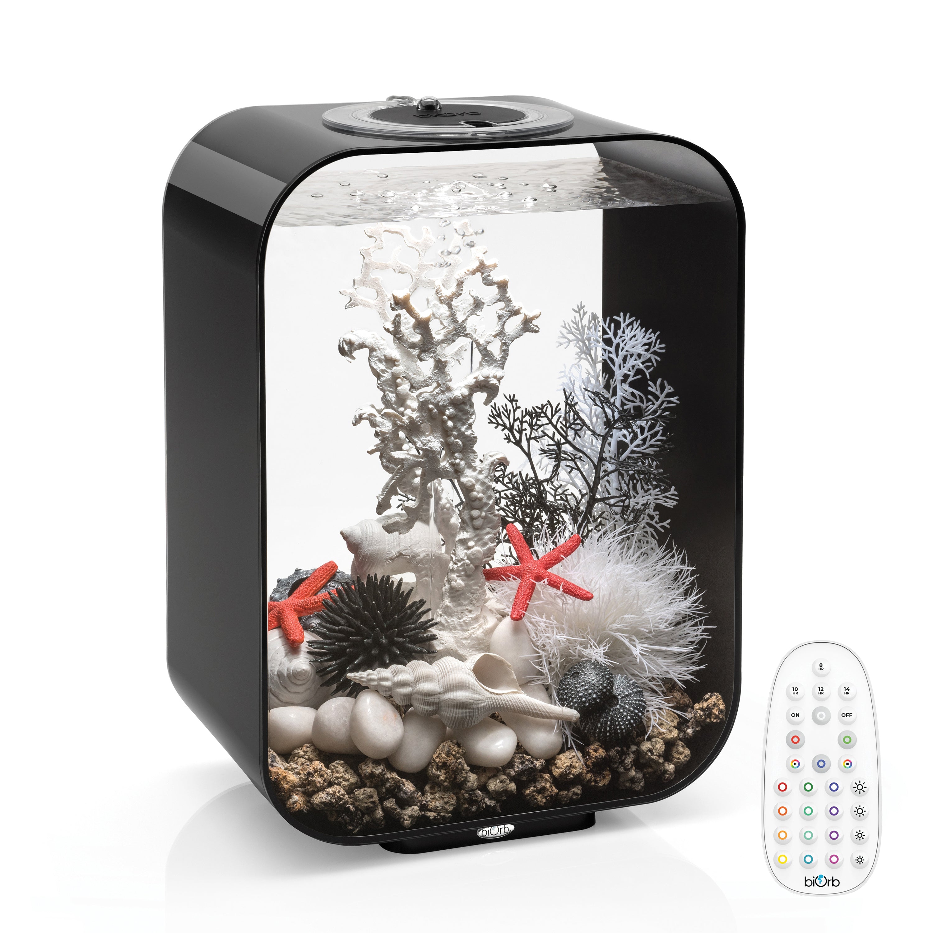 LIFE 15 Aquarium with MCR Light - 4 gallon available in black