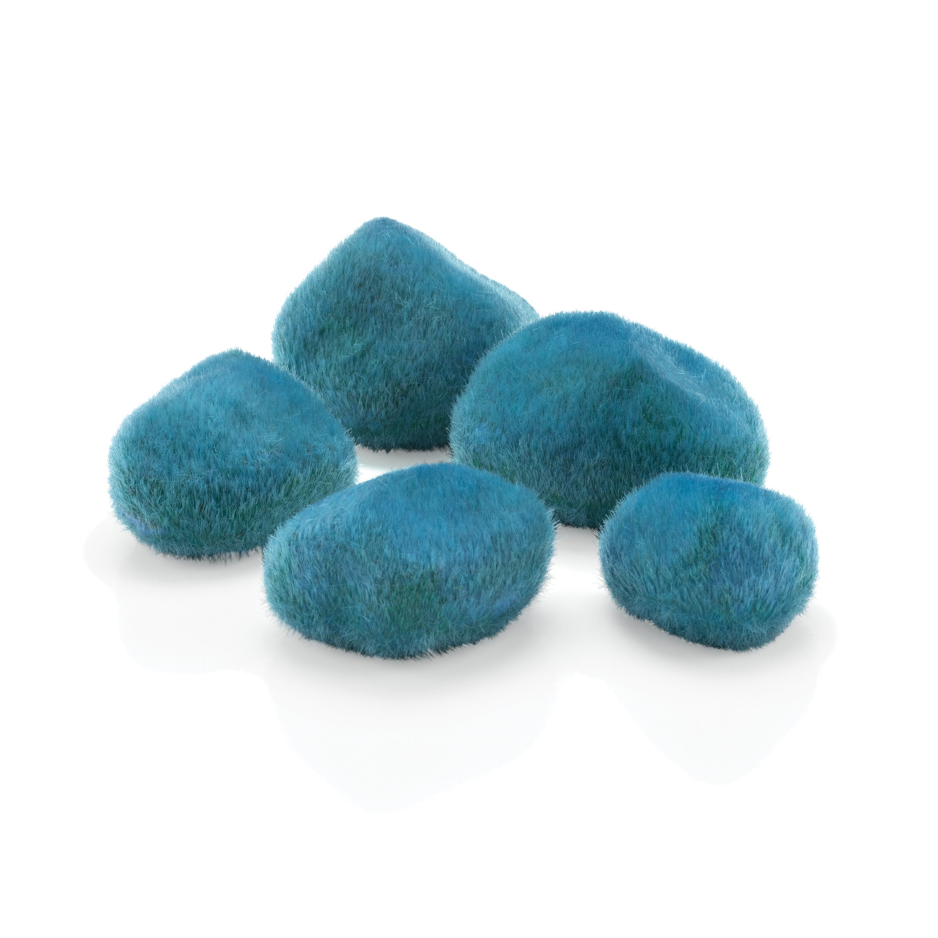 Moss Pebbles Set available in Blue